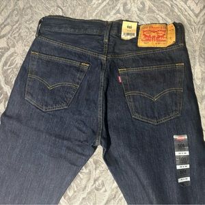 Levi's Dark Blue Straight Leg Jeans